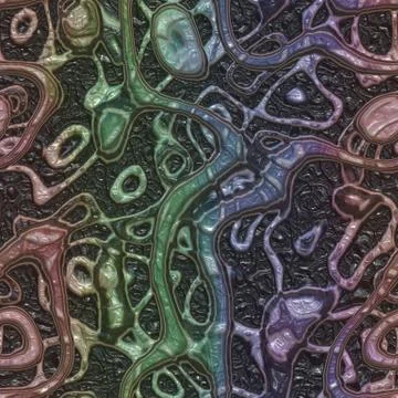 Plastic waves generated texture Stock Illustration