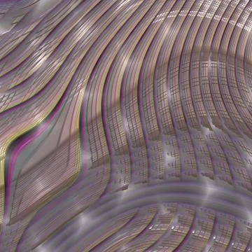 Plastic waves generated texture Stock Illustration