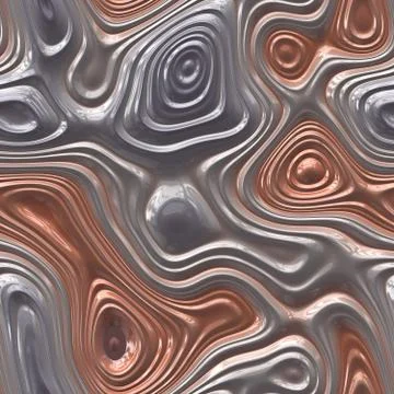 Plastic waves seamless generated texture Illustrazione stock
