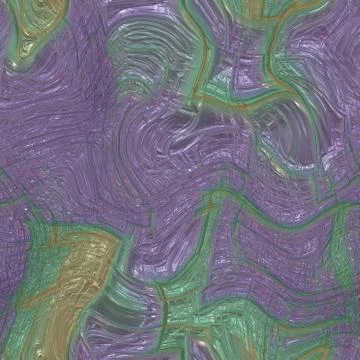 Plastic waves seamless generated texture Illustrazione stock