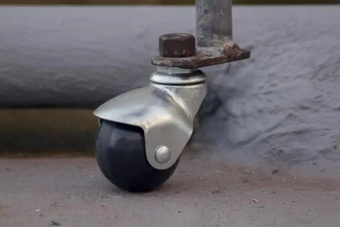 Plastic wheel Old rust Stock Photos