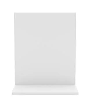 Plastic White ad Plate Ilustración de archivo