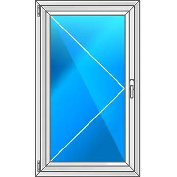 Plastic window. Design Stock-Illustration