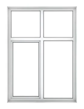 Plastic window frame Stock Illustration