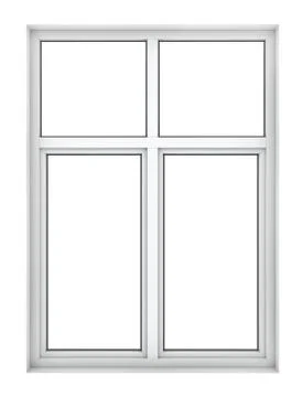 Plastic window frame Stock Illustration