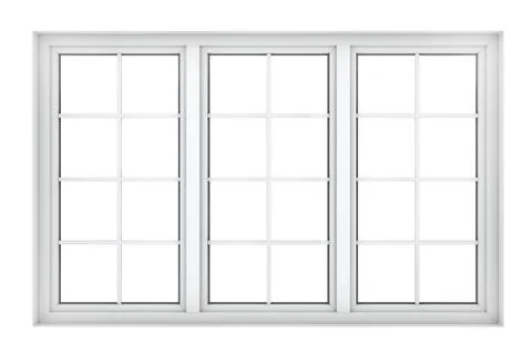 Plastic window frame Stock Illustration