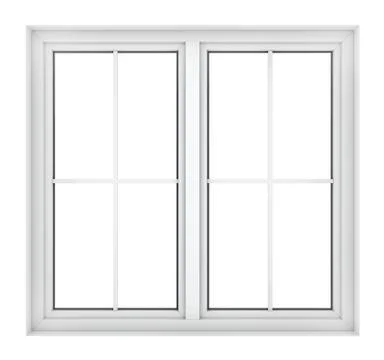 Plastic window frame Stock Illustration