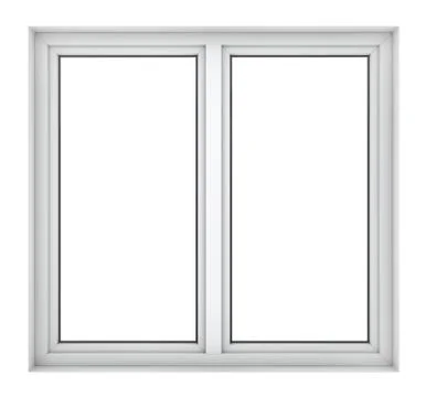 Plastic window frame Stock Illustration