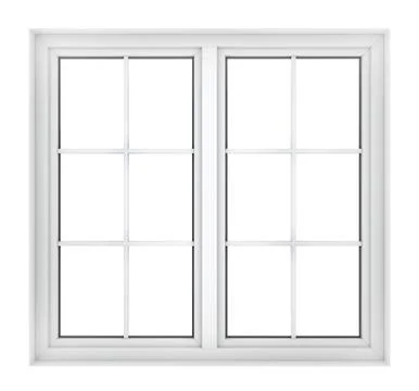 Plastic window frame Stock Illustration