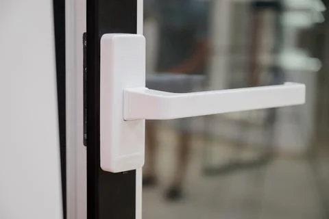 Plastic window handle close up Photos