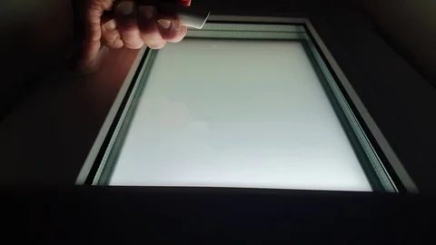 Plastic window. Open the window. Stock Footage 112872281