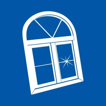 Plastic window vector Stock Illustration