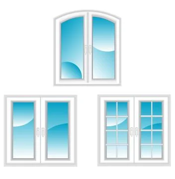 Plastic windows イラスト素材