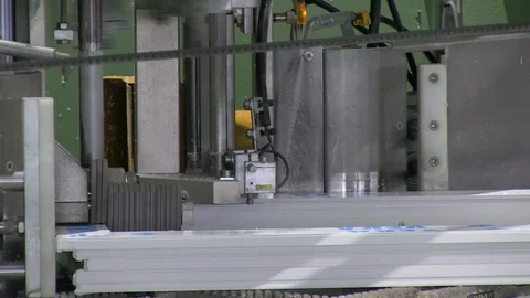 Plastic windows production Stock Footage 103373099