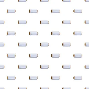 Plastic wrap rolls seamless pattern for packaging applications Stock Illustration