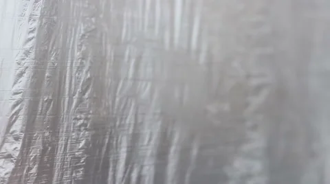 Plastic Wrap Waving Stock Footage 46123955