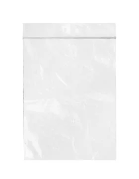 Plastic zipper bag Stock Photos