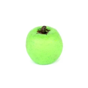 Plasticine apple Stock Photos