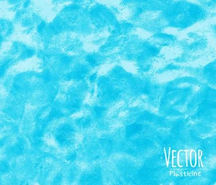 Plasticine background blue Stock Illustration