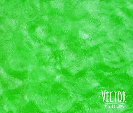Plasticine background green Stock Illustration