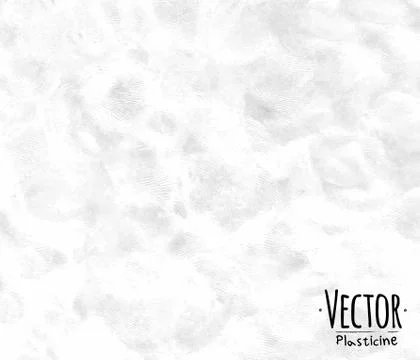Plasticine background white Illustrazione stock