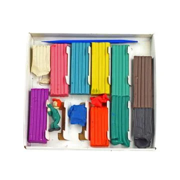 Plasticine box Stock Photos