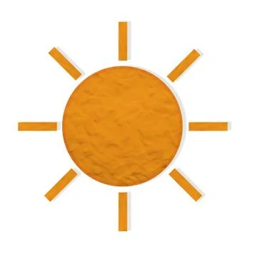 Plasticine cloud on white background, isolated Stock Illustration