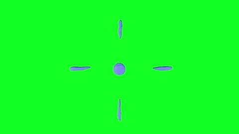 Plasticine Explosion on Green Screen | Cartoon Shape FX Pack in 4K Stock Footage 312507573