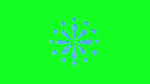 Plasticine Explosion on Green Screen | Cartoon Shape FX Pack in 4K Stock Footage 312507575