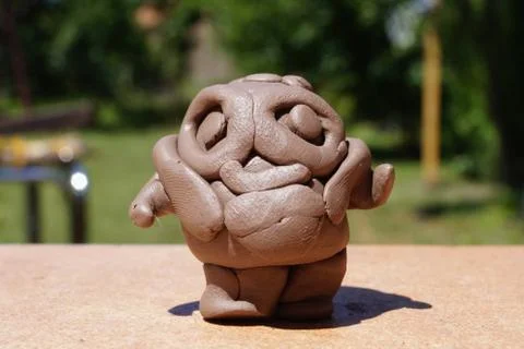 Plasticine Figure Foto stock