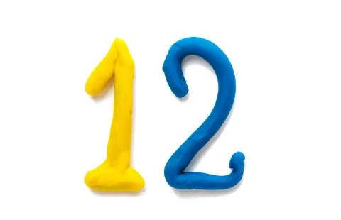 Plasticine figures isolated Foto stock