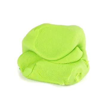 Plasticine  isolated on white background Stock Photos