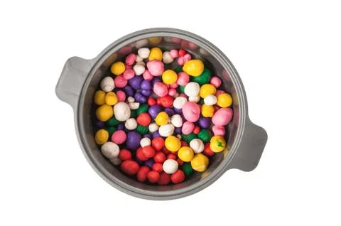 Plasticine jelly beans Stock Photos