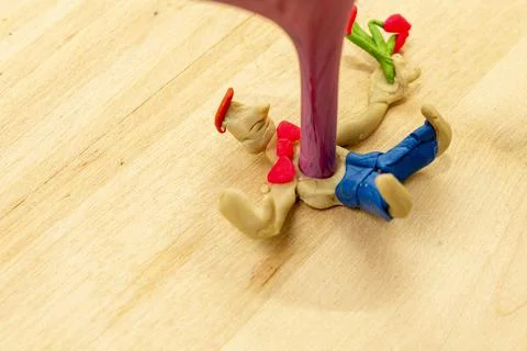 Plasticine man Stock Photos