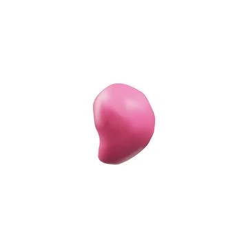 Plasticine molded comma sign. Stock Illustration