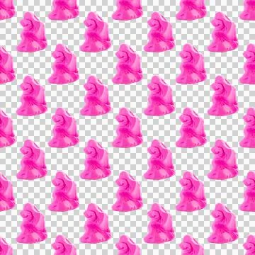 Plasticine seamless pattern Stock Illustration