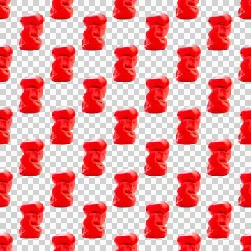 Plasticine seamless pattern Stock Illustration