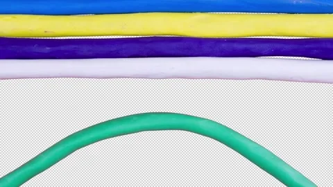 Plasticine Transitions Motion Graphics Pack Stock Footage 277617142