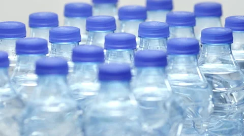Plastics Bottles Abstract Background Stock Footage 56916241