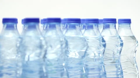 Plastics Bottles Abstract Background 库存影片 57124060