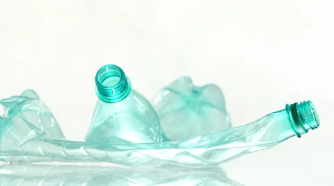 Plastics Bottles Abstract Background Vídeo Stock 57125889