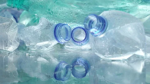 Plastics Bottles Abstract Background Stock Footage 57129264