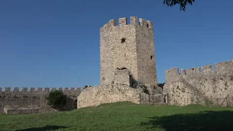 Platamon Castle in Greece Video stock 255477415