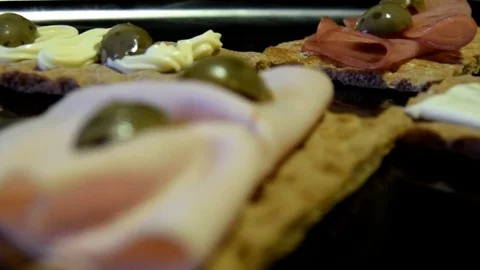 Plate of appetizers Stock Footage 74168551