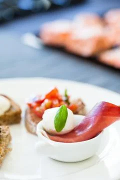 Plate of appetizers Foto stock
