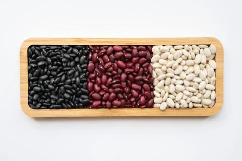 Plate of beans Stock-Fotos