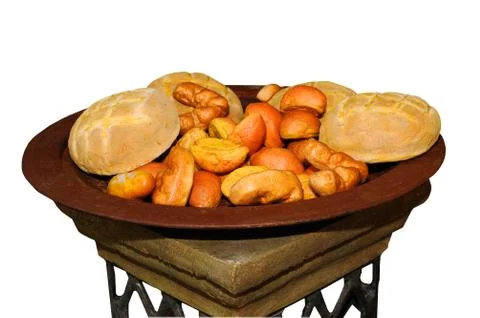 Plate of Bread Stock Photos