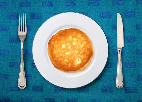 Plate with cake Stock Photos