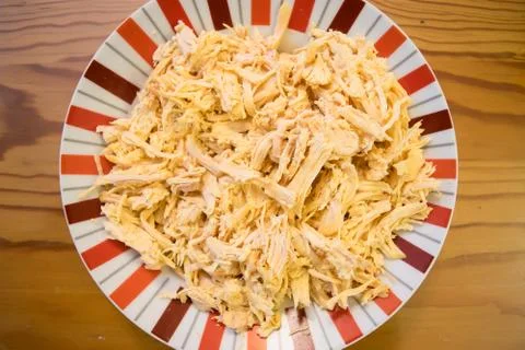 Plate of chicken Stock Photos