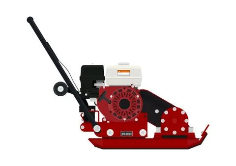 Plate compactor. Stock Illustration